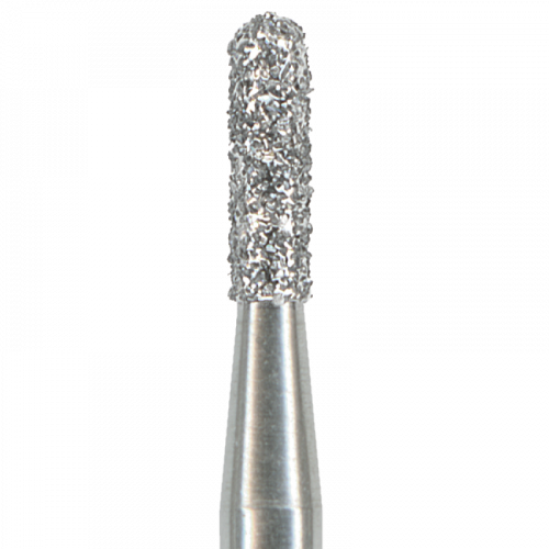 Бор алмазный цилиндрической формы с закругленным концом 838