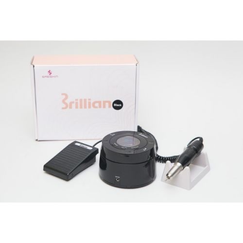 Brillian (Black) - аппарат для маникюра c педалью, 30000 об/мин