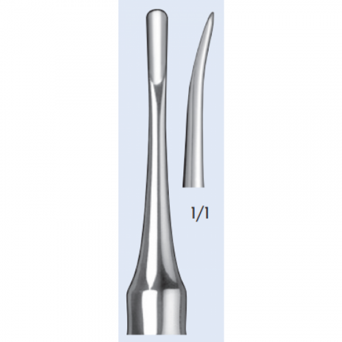 Элеватор корневой изогнутый для отделения связок фиксирующих зуб 588/8 (4,0 мм)