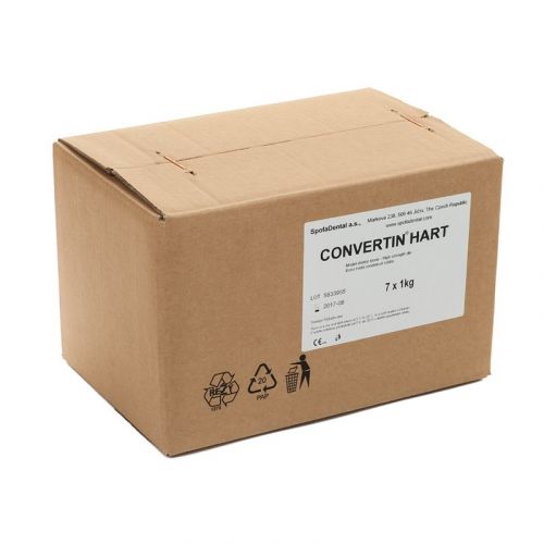 Супергипс для отливки моделей IV класса Convertin Hart (7 пакетов по 1 кг)