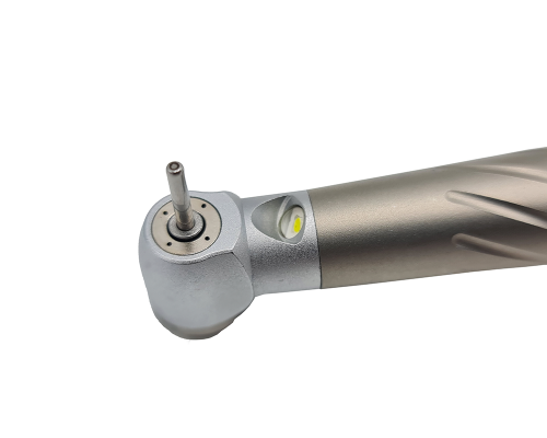 Турбинный наконечник  - CX308-F, с генератором света, ортопедической головкой, четырехканальным соединением Midwest