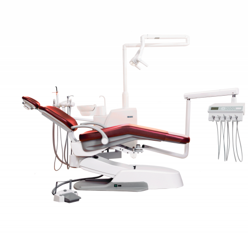 Стоматологическая установка - U500 с нижней подачей инструментов, эжекторной аспирацией, электромеханическим креслом