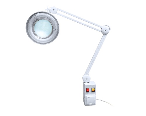 Стоматологический светильник - СН-2 с направленным светом на кронштейне и увеличительным стеклом
