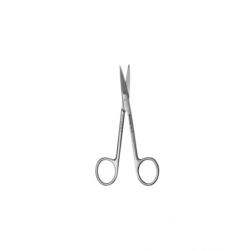 Ножницы изогнутые остроконечные с одним зубчатым лезвием S6 (11,5 см)