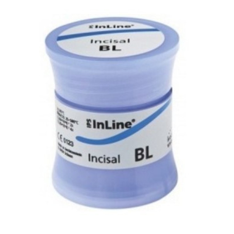 Металлокерамика традиционная - ультрасветлая плечевая масса IPS InLine Incisal Bleach BL (20 г)
