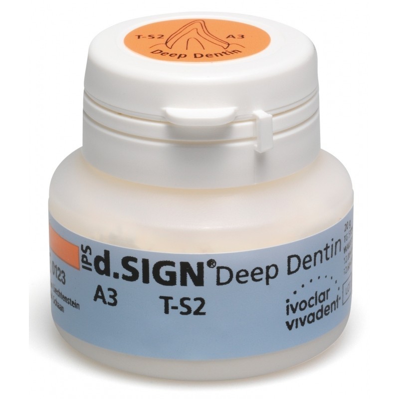 Стеклокерамика фтор-апатитовая лейцитная IPS d.SIGN Deep Dentin (дип-дентин, 20 г)