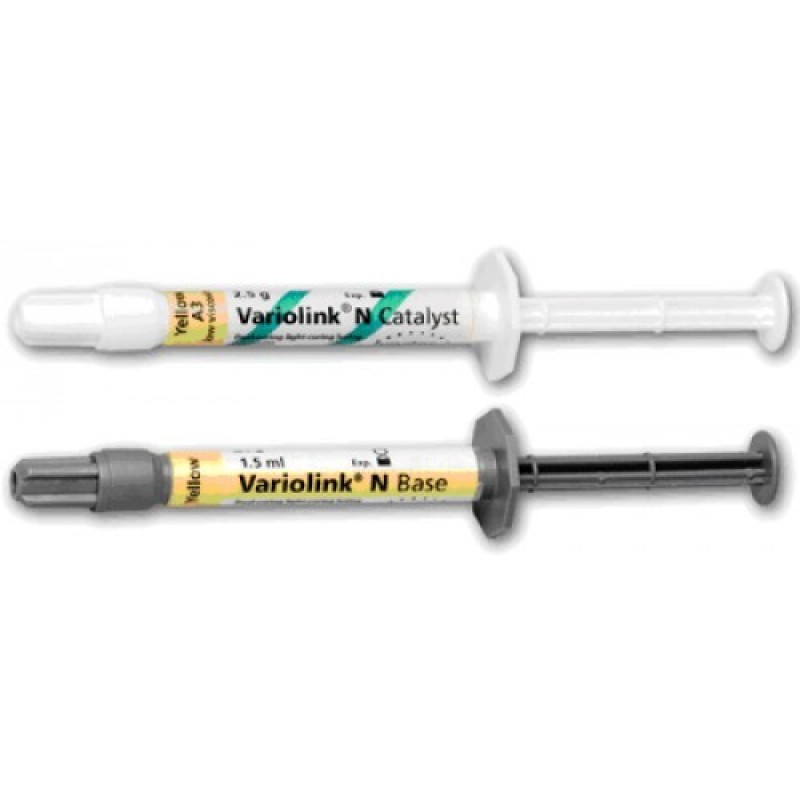 Система композитная двойного отверждения для стеклокерамики, дисиликата лития и керамических реставраций Variolink N (1,5 мл)