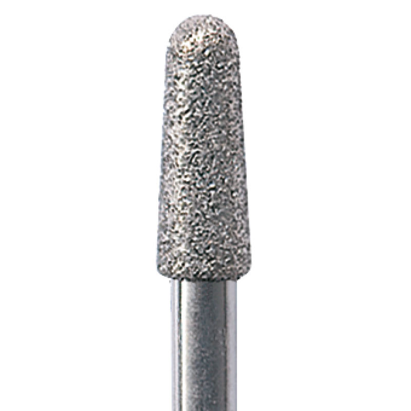 Бор алмазный конусной формы закругленным концом 854R-HP