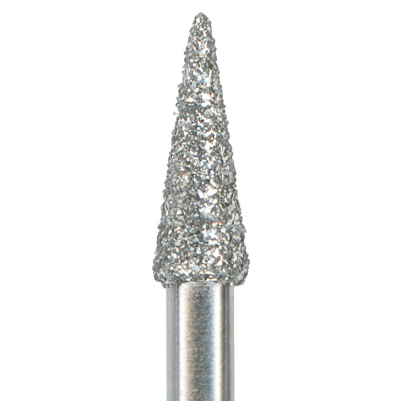 Бор алмазный конусной формы с острым концом 852-HP
