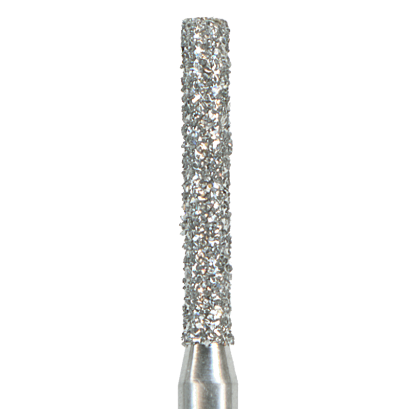 Бор алмазный цилиндрической формы с плоским концом 837-HP