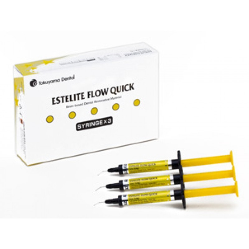 Материал пломбировочный светоотверждаемый Estelite Flow Quick (набор 3 шприца по 3,6 г)