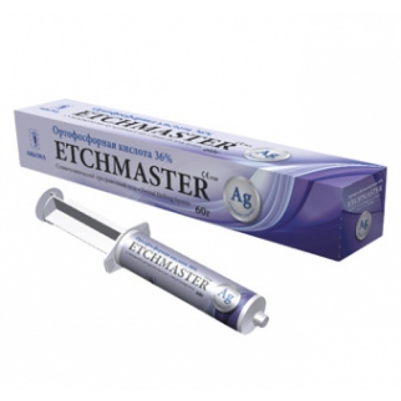 Протравочный гель с серебром Etchmaster 36% (шприц 60 г)